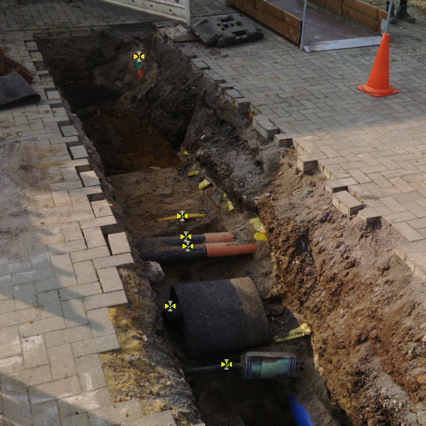 Vermessungstechnische Erfassung (unterirdischer) technischer Infrastruktur - Terrestrisches Laserscanning